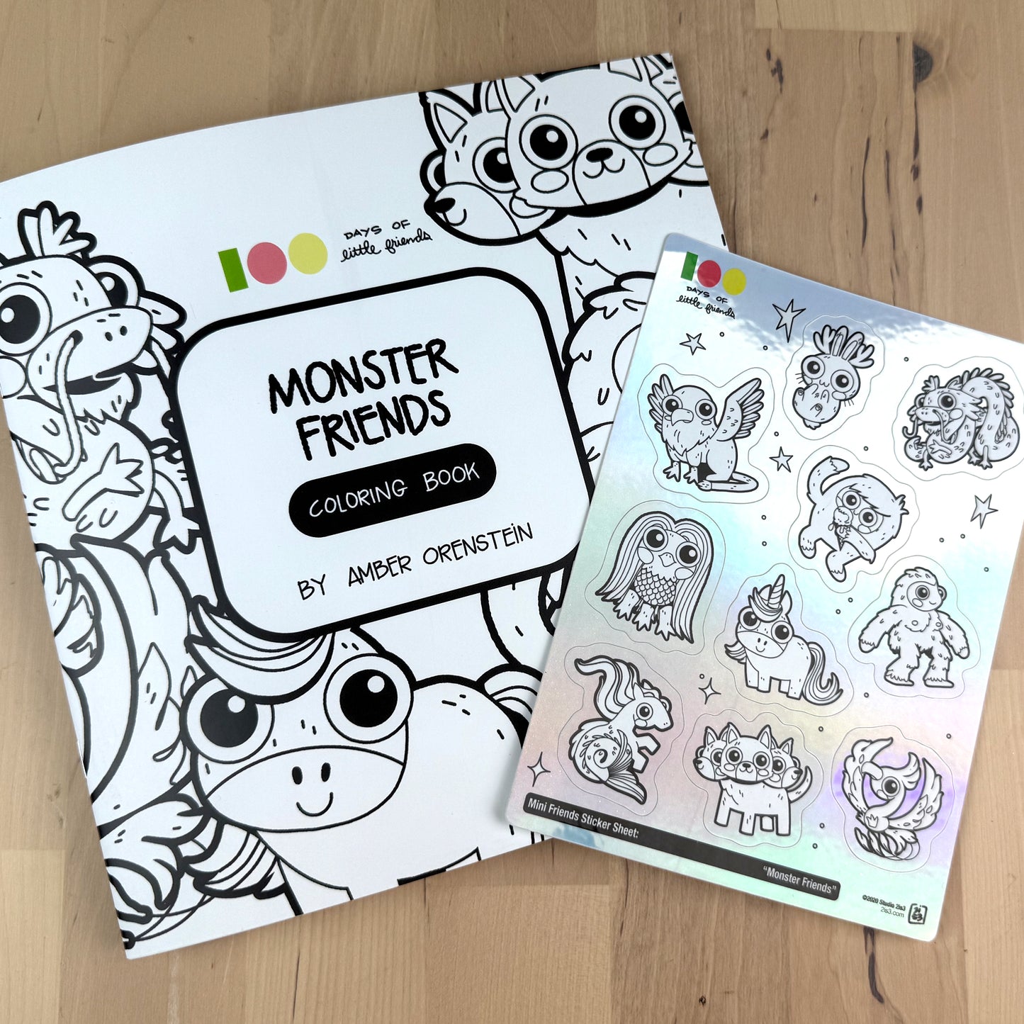 Monster Friends Coloring Book