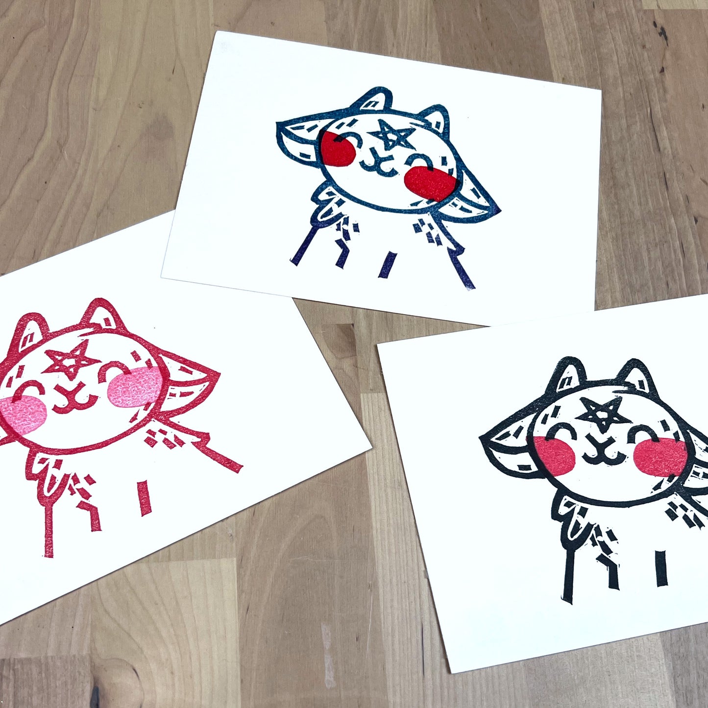 "Devil's Goat" | Block Print