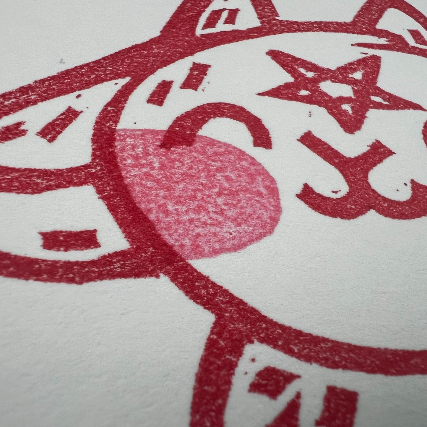 "Devil's Goat" | Block Print