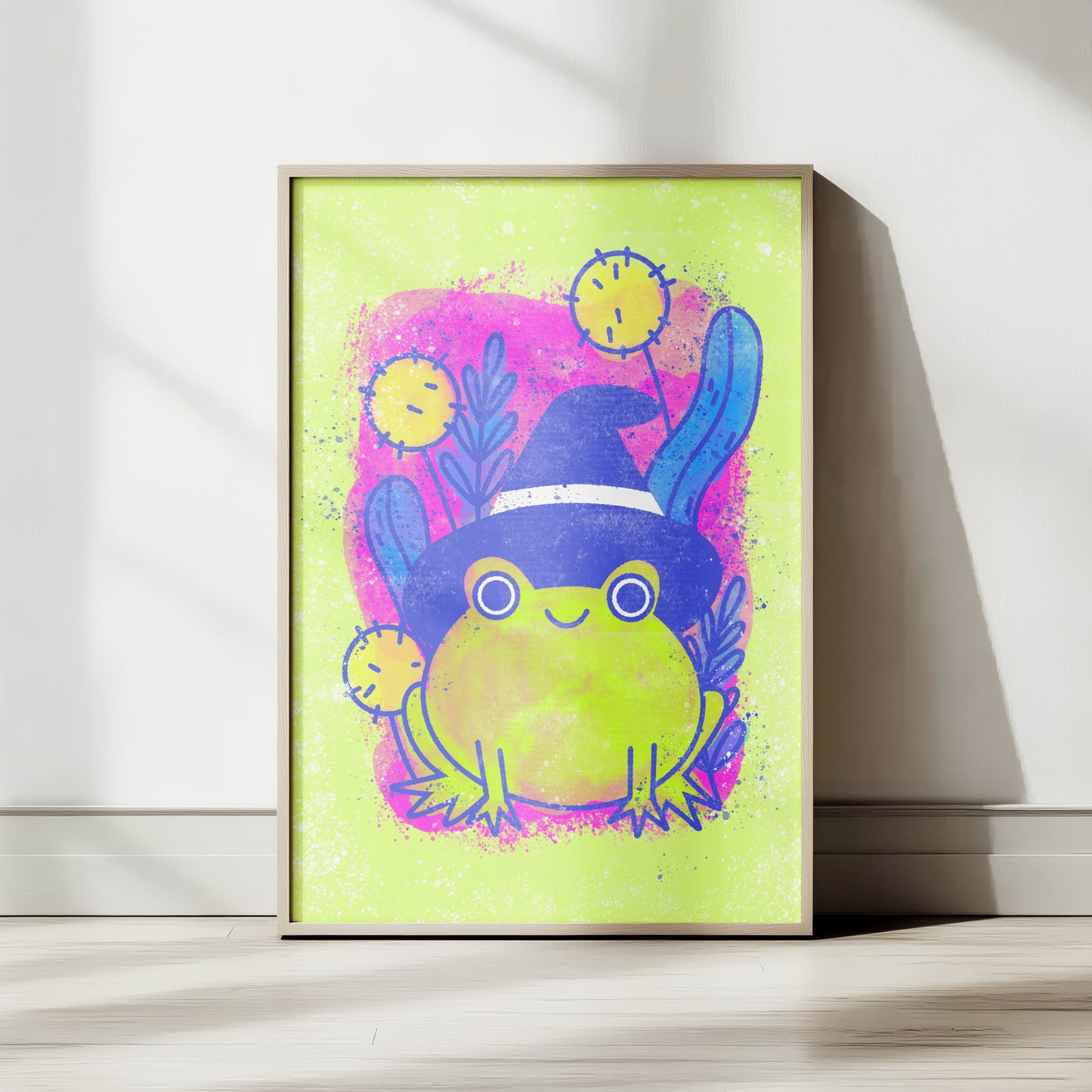 Familiar Frog Poster