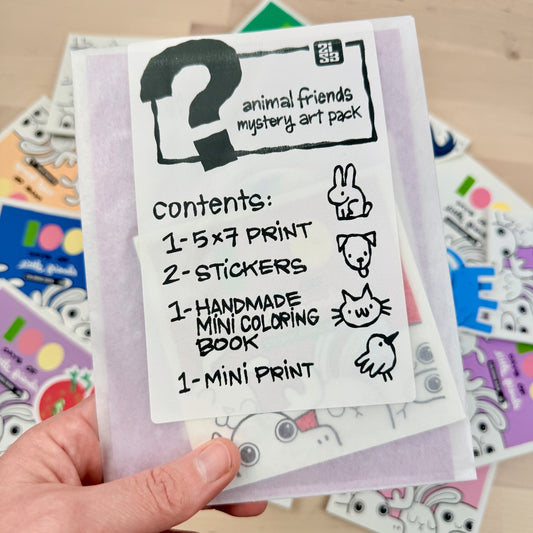 Animal Friends Mystery Art Pack!