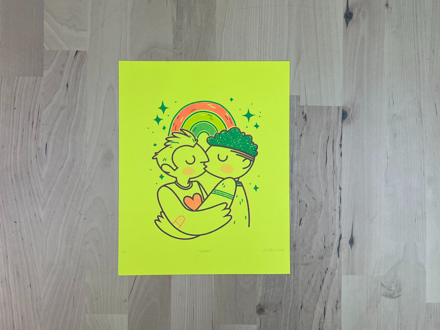 "Dreamers" and "Lovers" Limited Edition Prints | Risograph