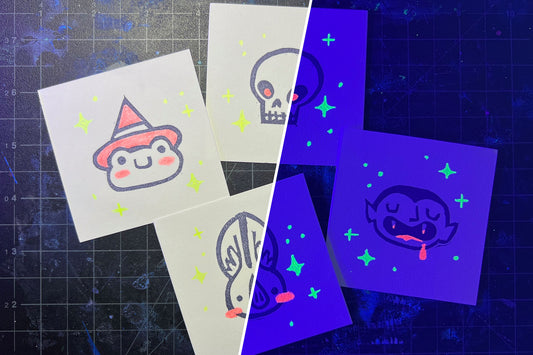 Halloween Friends Mini Relief Prints