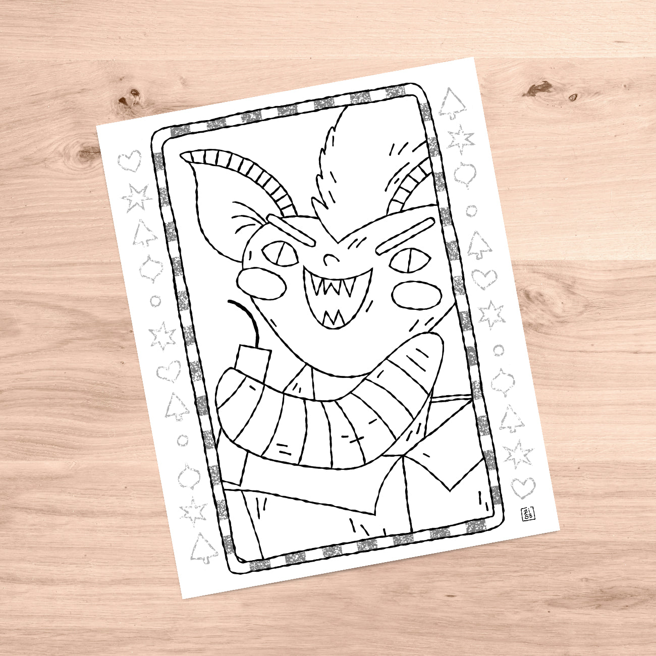 Holiday Fiends Printable Coloring Pages Digital Download