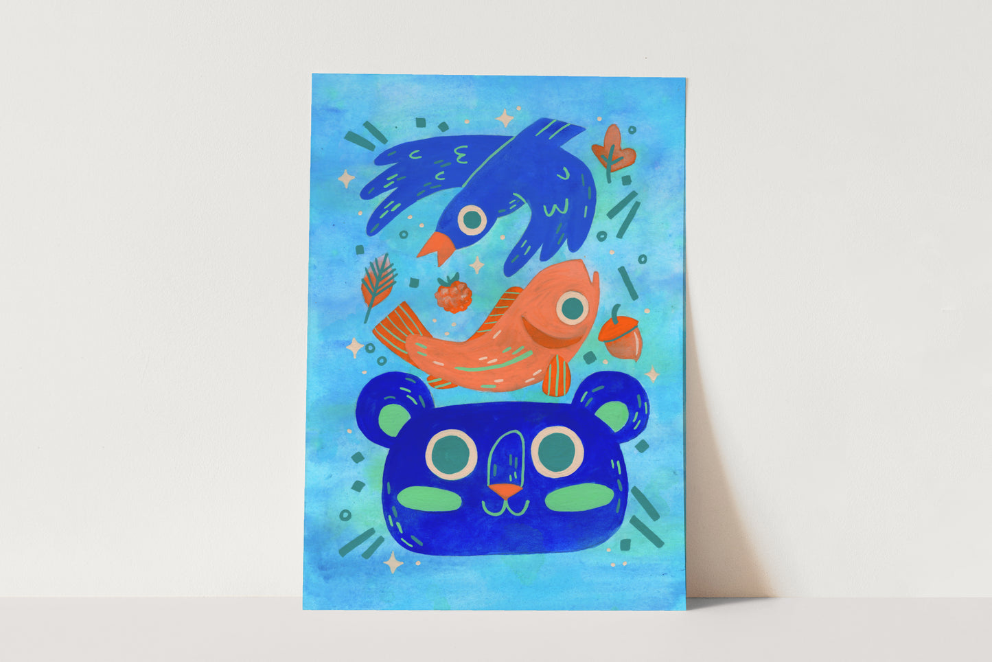 "PNW Bear" Original Art Print