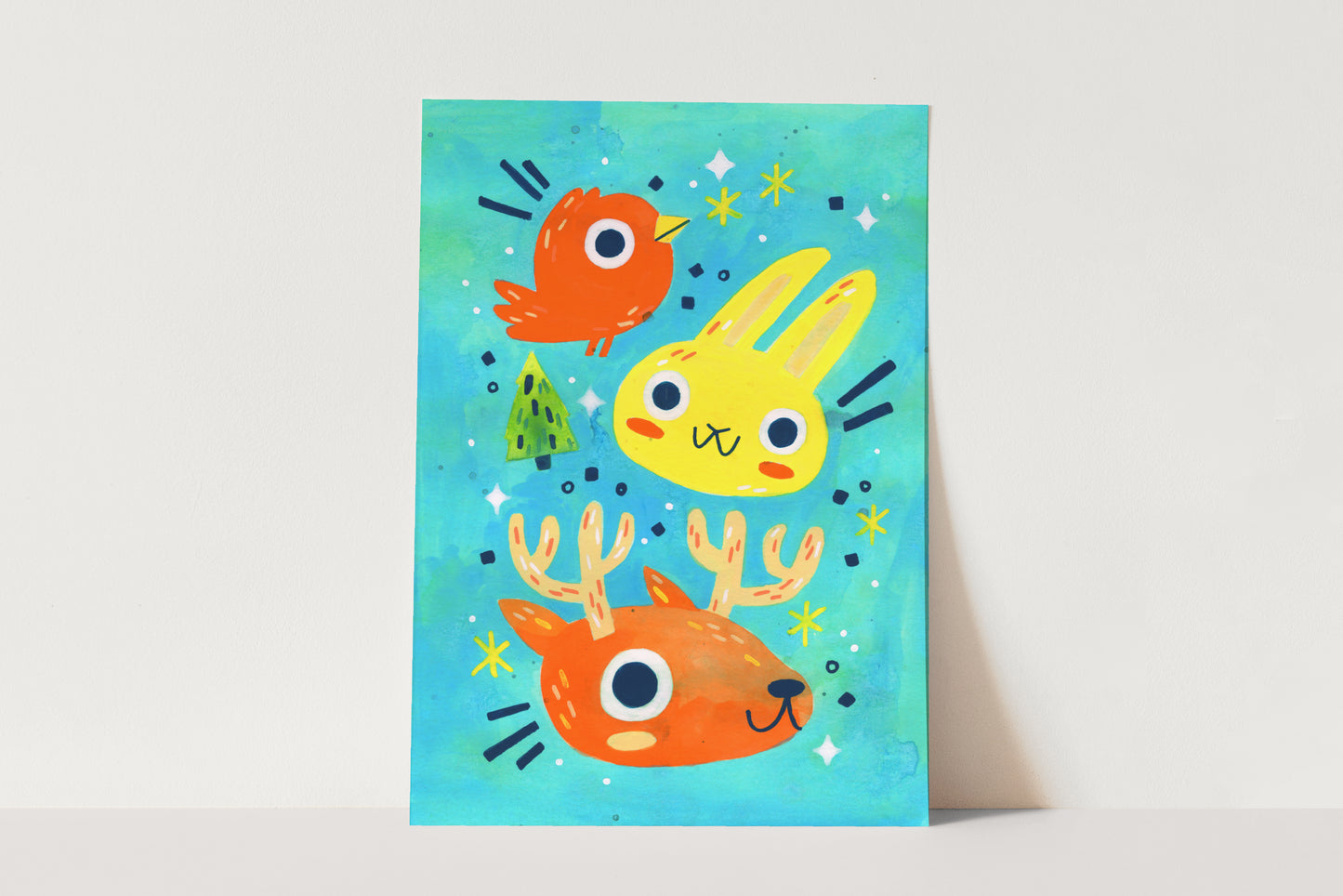 "April Snow" Original Art Print