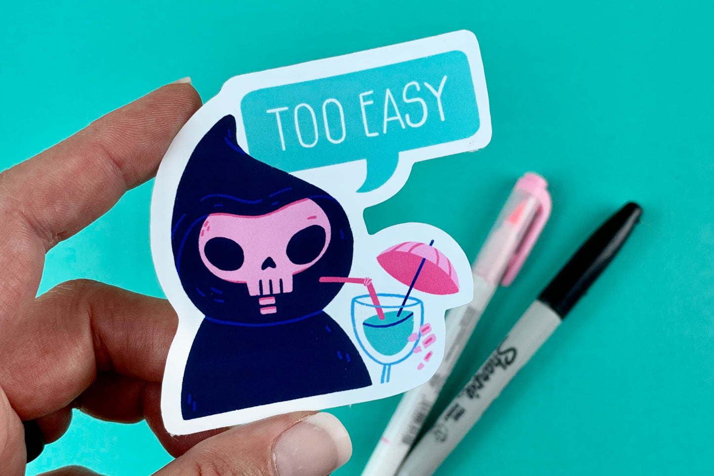 Pandemic Halloween (80s Edition) Weatherproof Matte Stickers