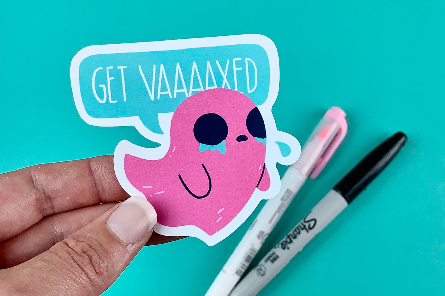 Pandemic Halloween (80s Edition) Weatherproof Matte Stickers