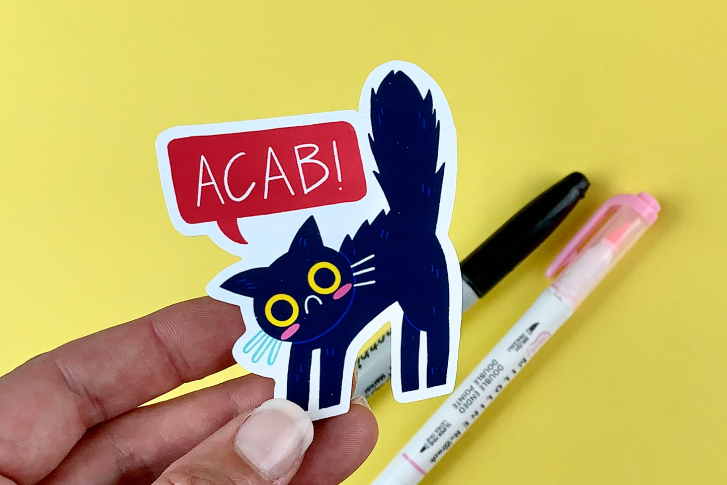 Pandemic Halloween Weatherproof Matte Stickers