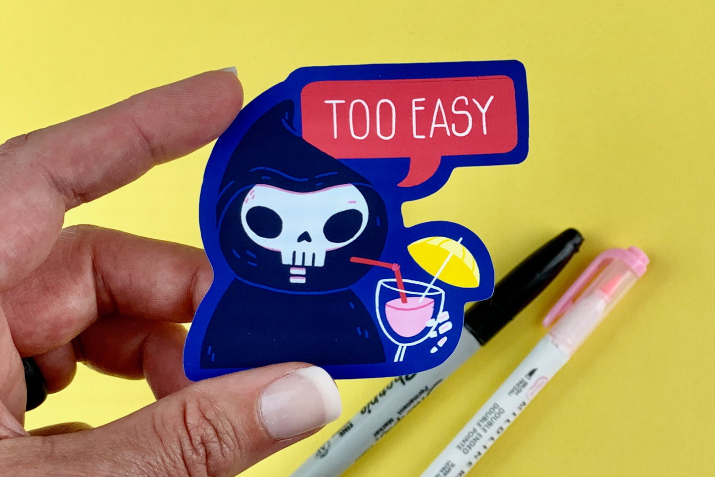 Pandemic Halloween Weatherproof Matte Stickers