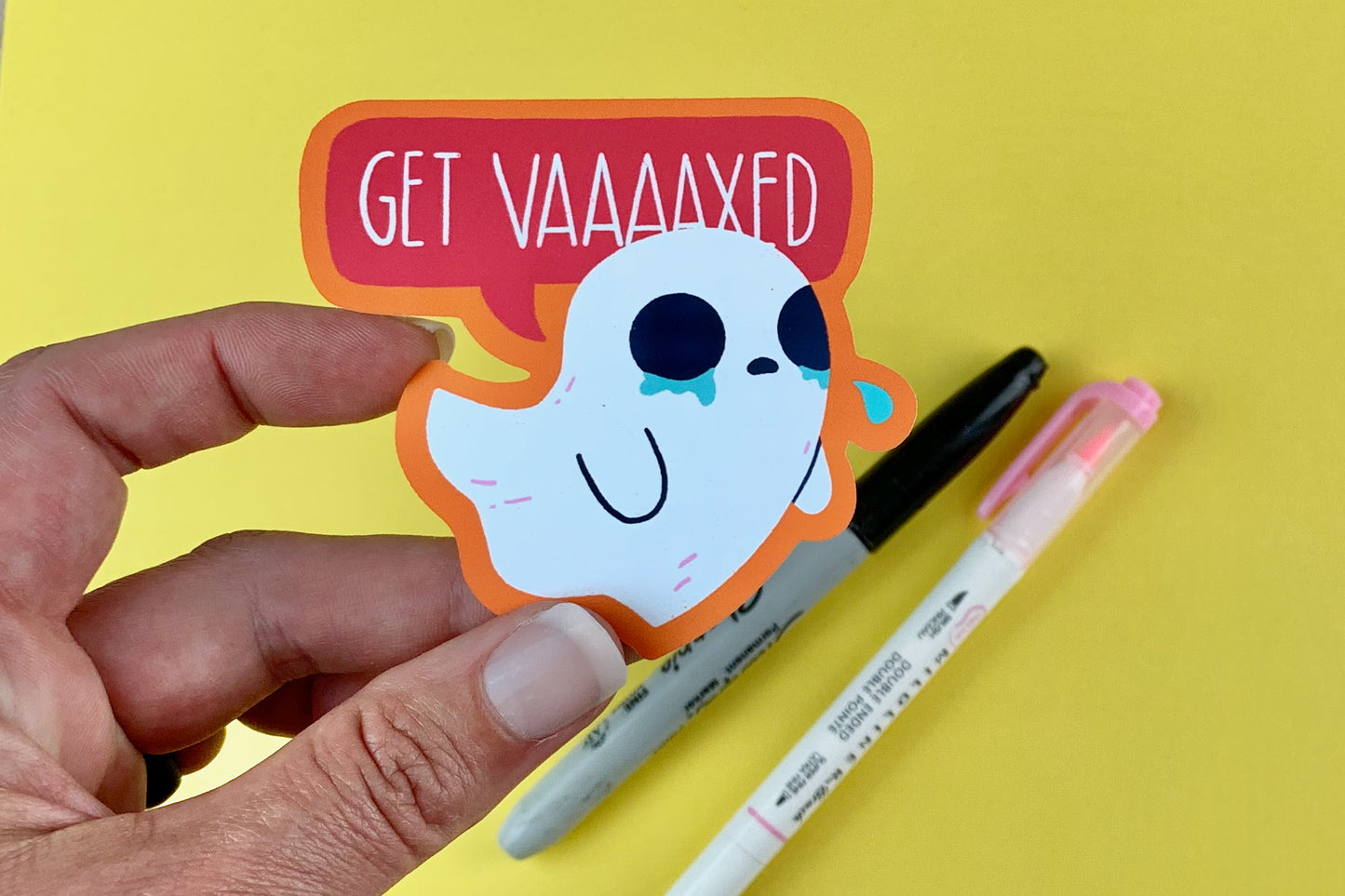 Pandemic Halloween Weatherproof Matte Stickers
