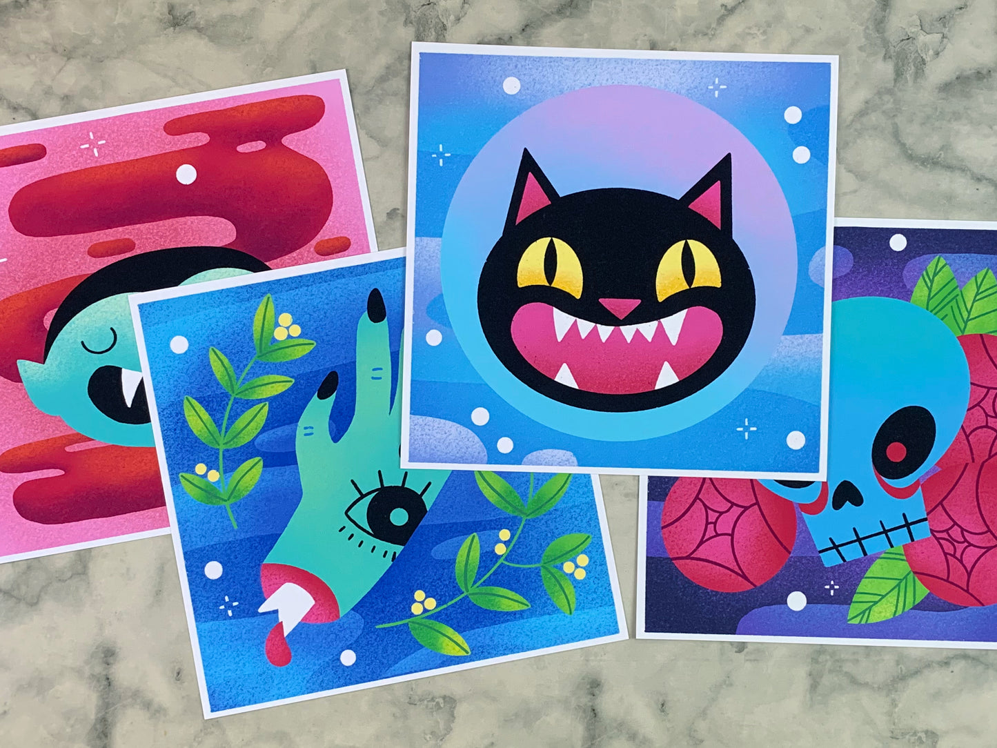 Halloween Friends Series Prints
