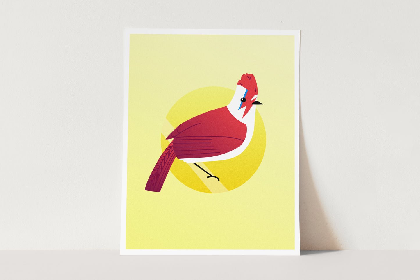 "Aladdin Sane Antshrike" Print | Digital Illustration