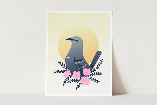 "Mockingbird" Print | Digital Illustration