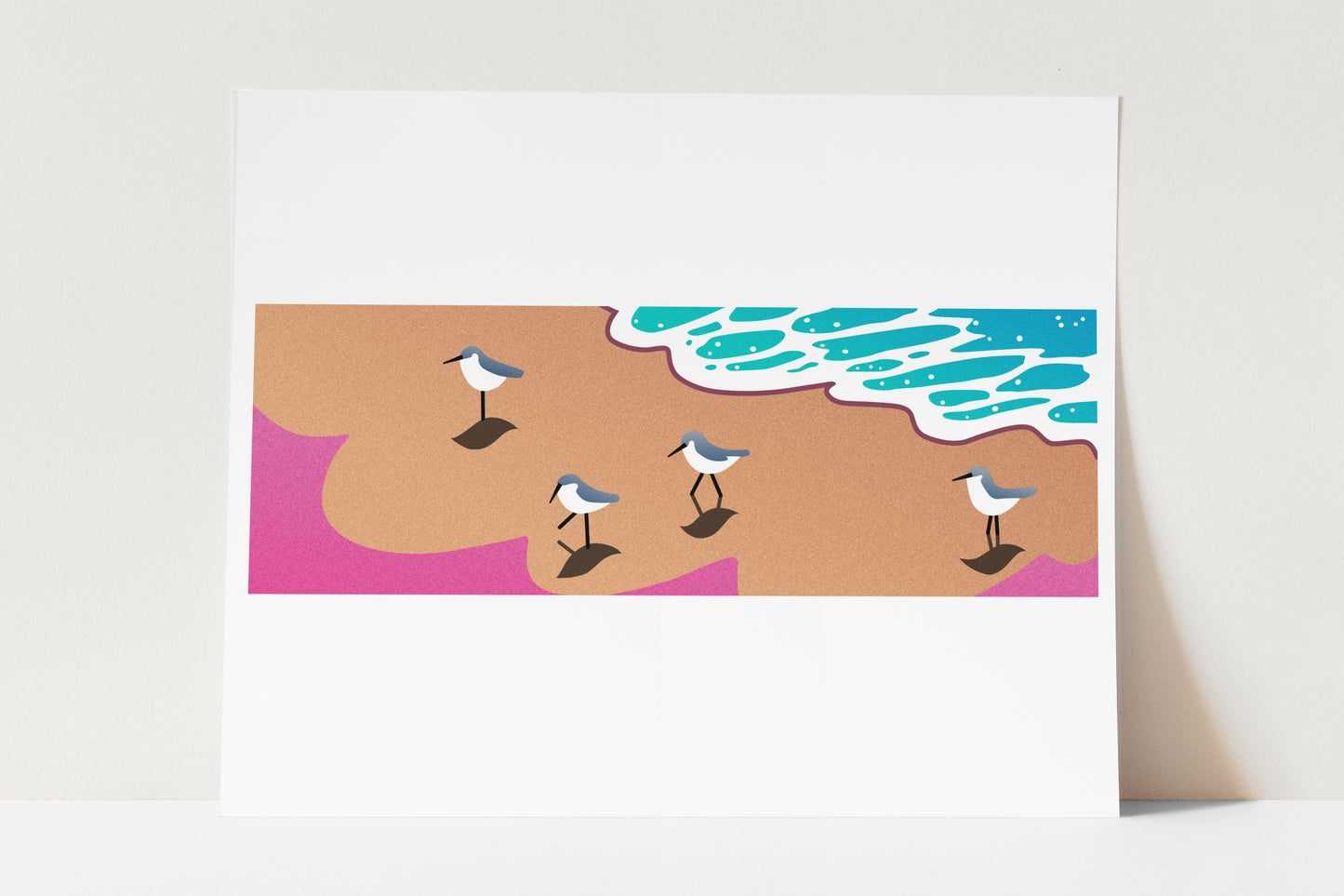 "Snowy Plover" Print | Digital Illustration