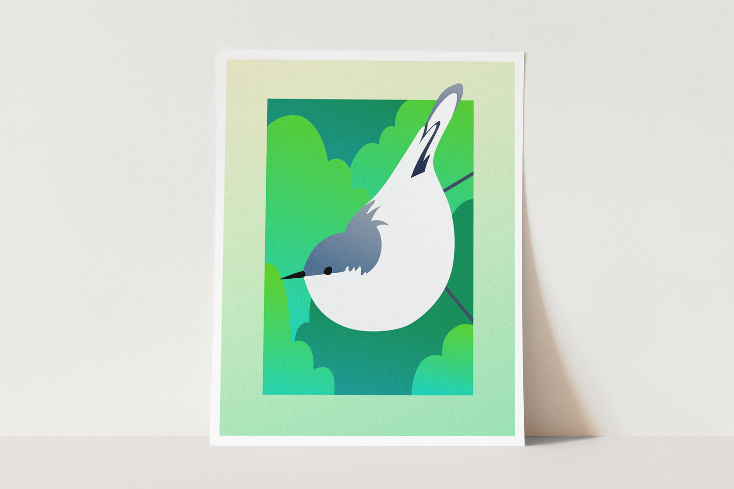 "Pygmy Nuthatch" Print | Digital Illustration