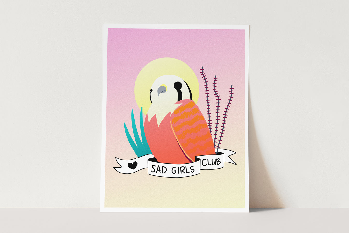 "American Kestrel" Print | Digital Illustration