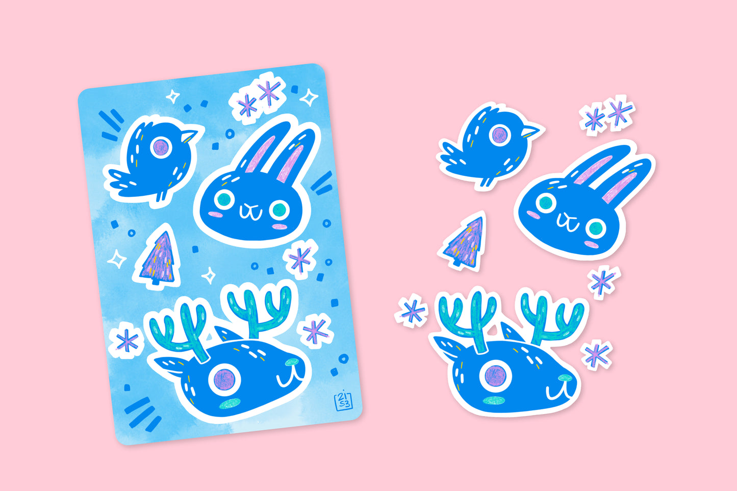 Animal Stack Stickers | Weatherproof Sticker Sheets