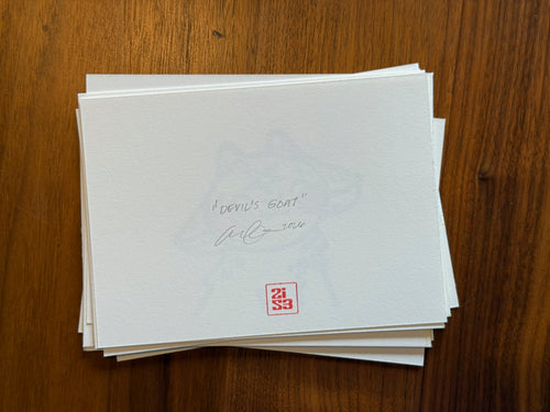 Hand signed and stamped prints