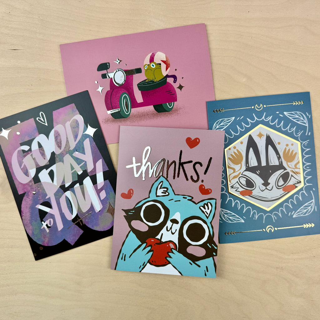 Foil Greeting Cards (Blank Inside)