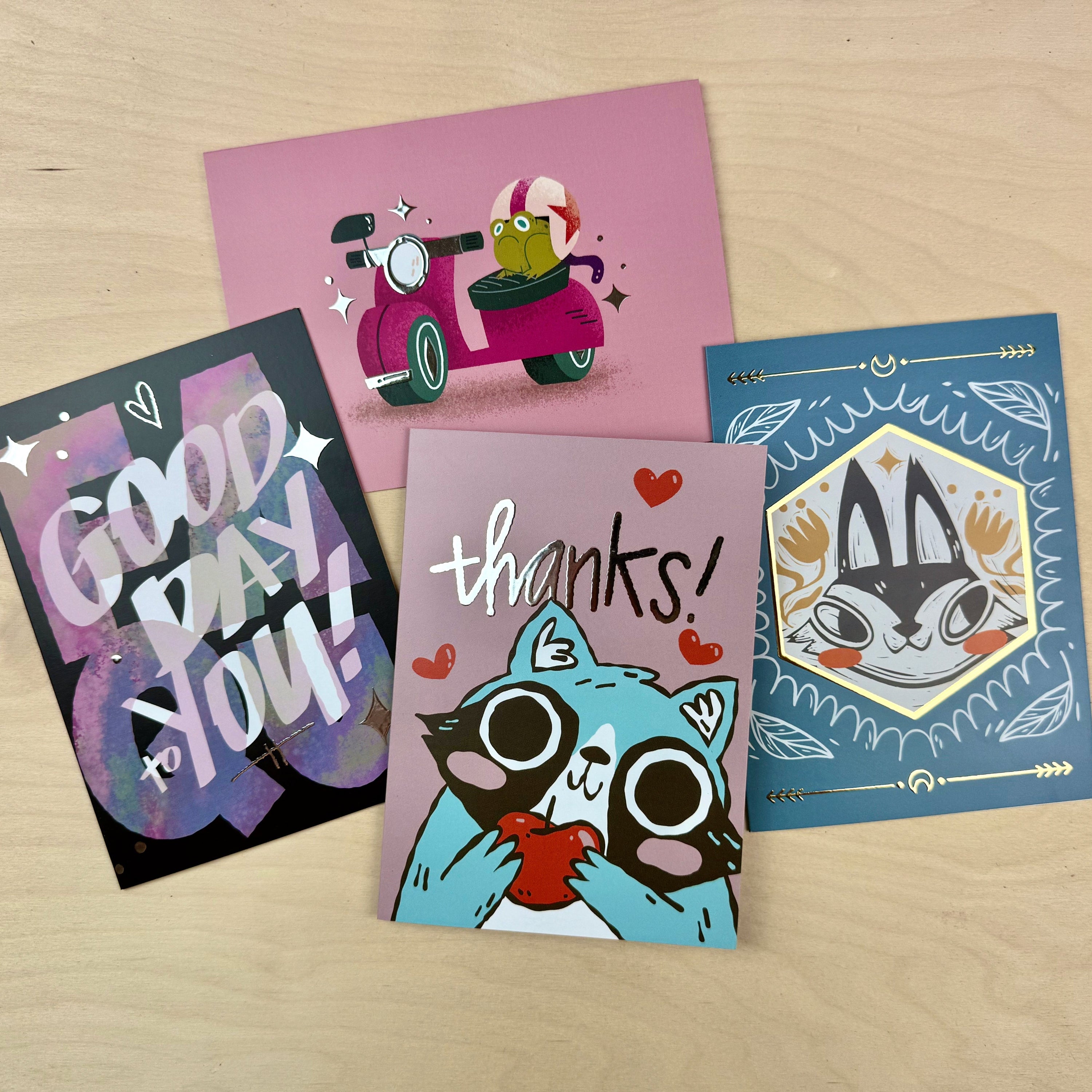 Foil Greeting Cards (Blank Inside)