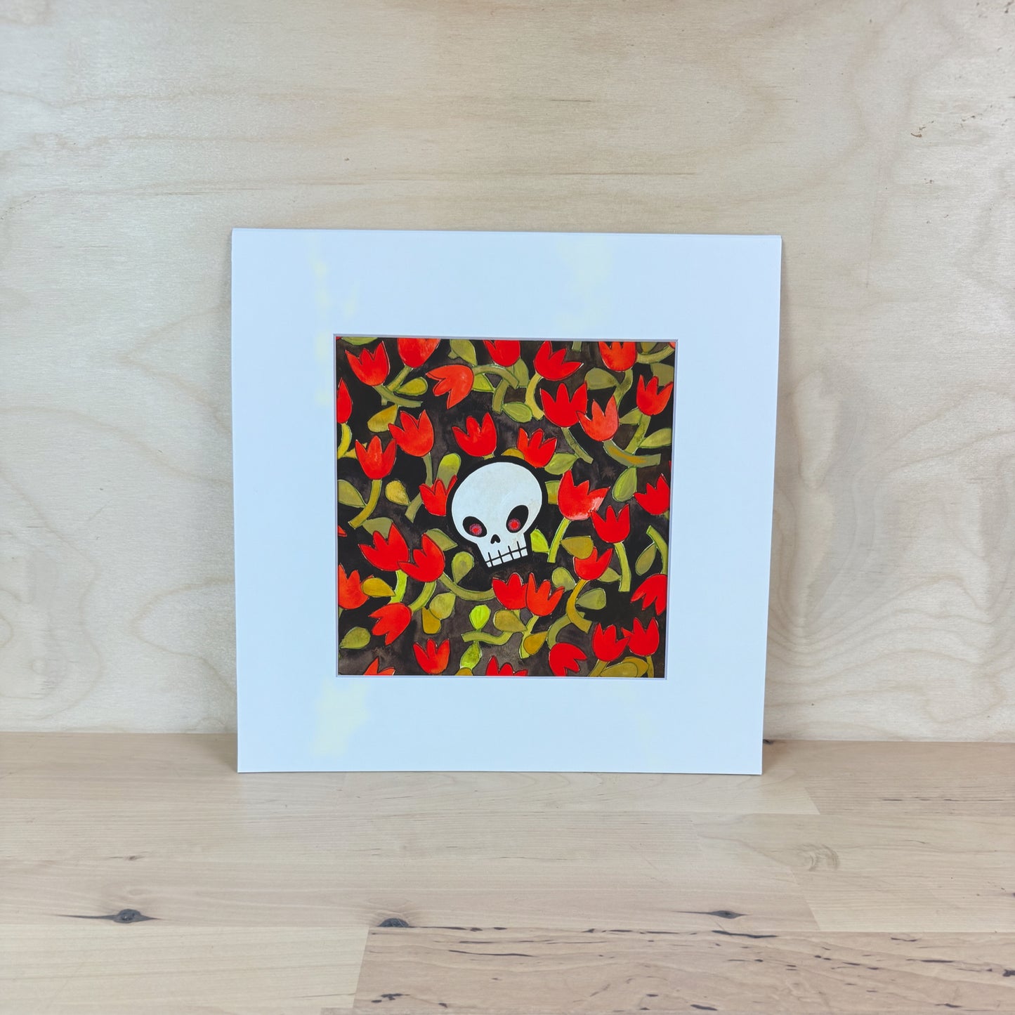"Fall Skull Eyes" Original Artwork
