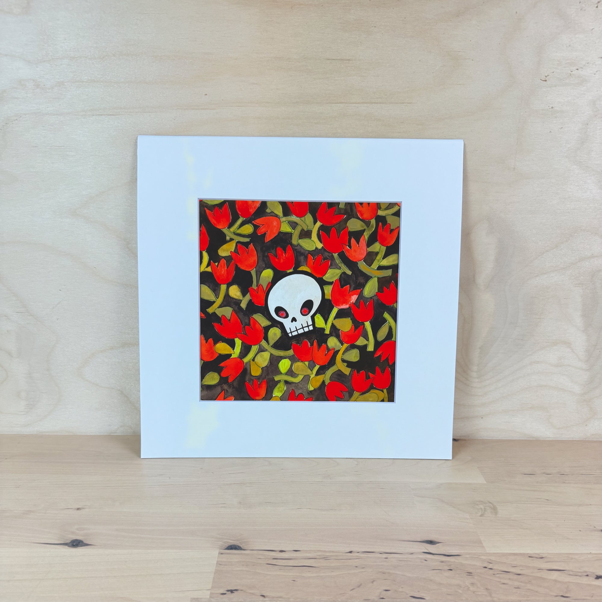 "Fall Skull Eyes" Original Artwork