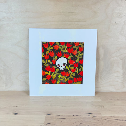"Fall Skull Eyes" Original Artwork
