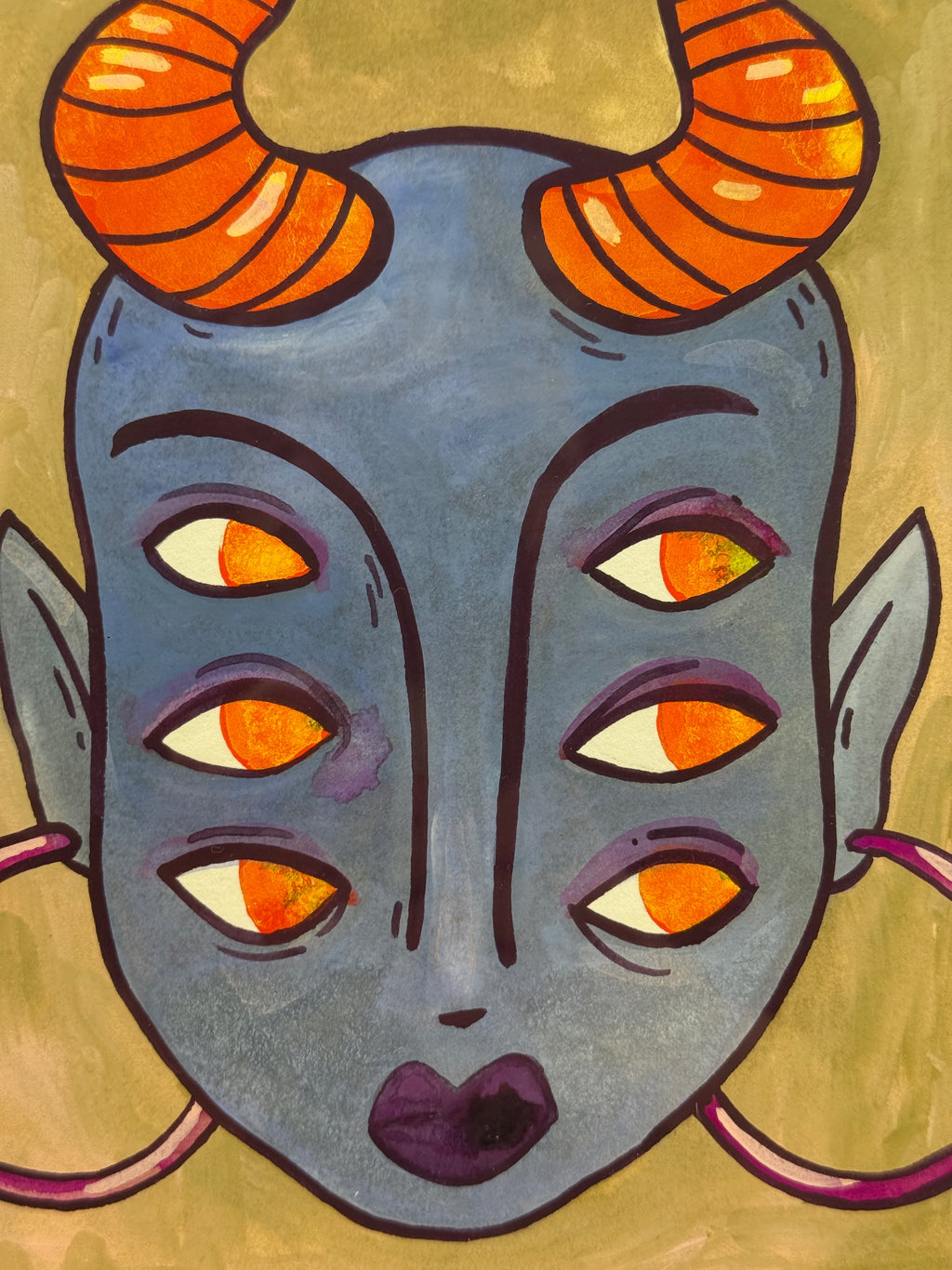 "Eyes" Painting Original Artwork
