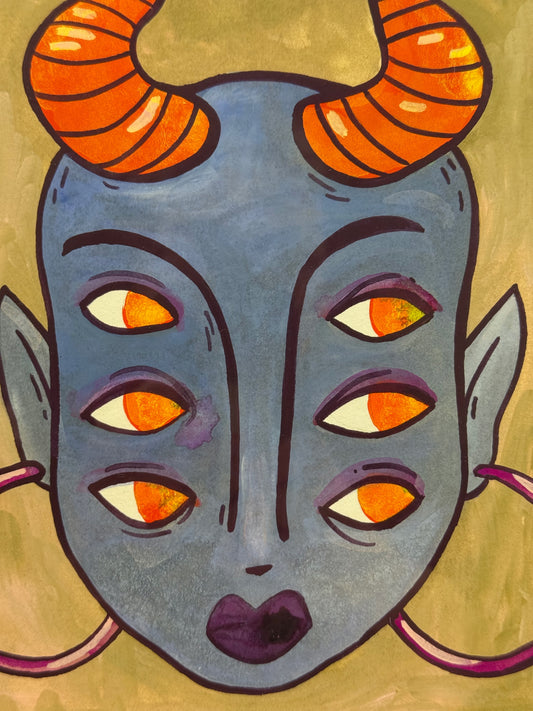 "Eyes" Painting Original Artwork