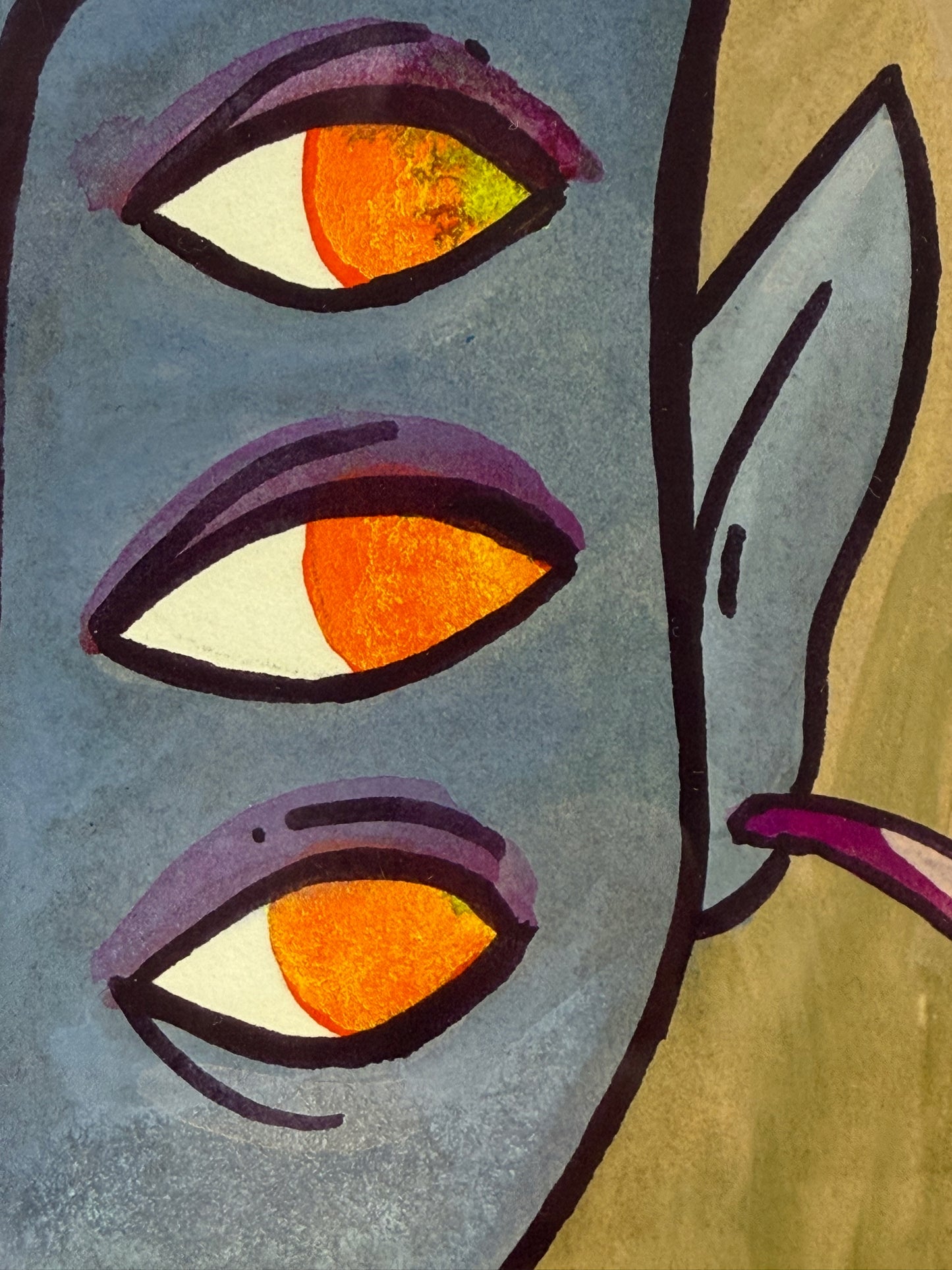 "Eyes" Painting Original Artwork