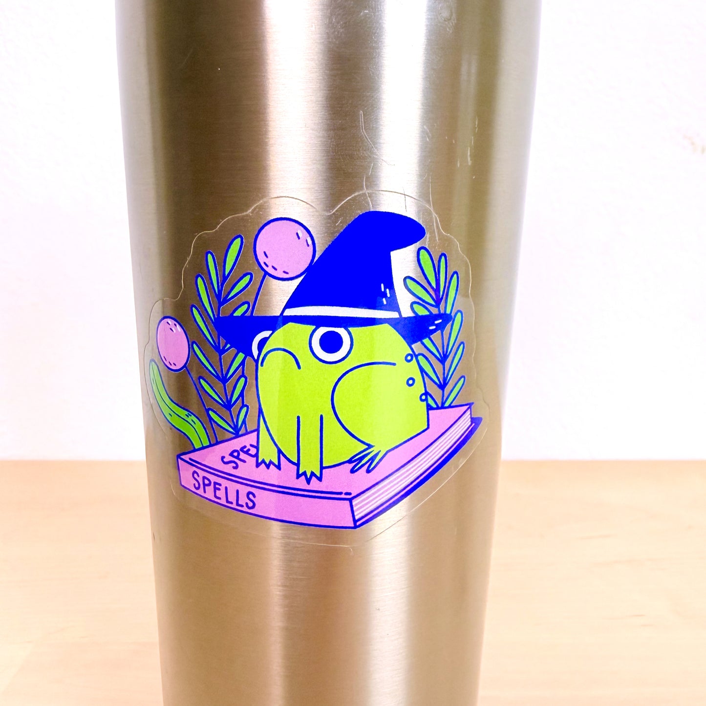 Frog Witch Clear Sticker