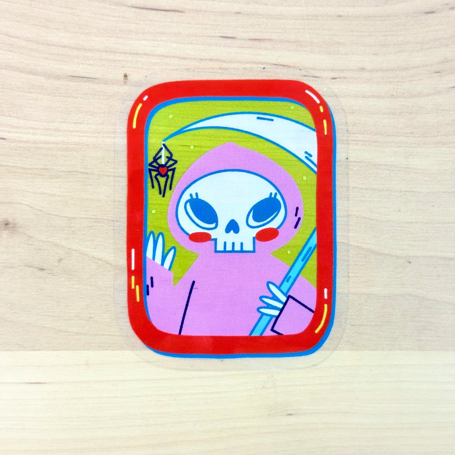 Pink Reaper Clear Sticker