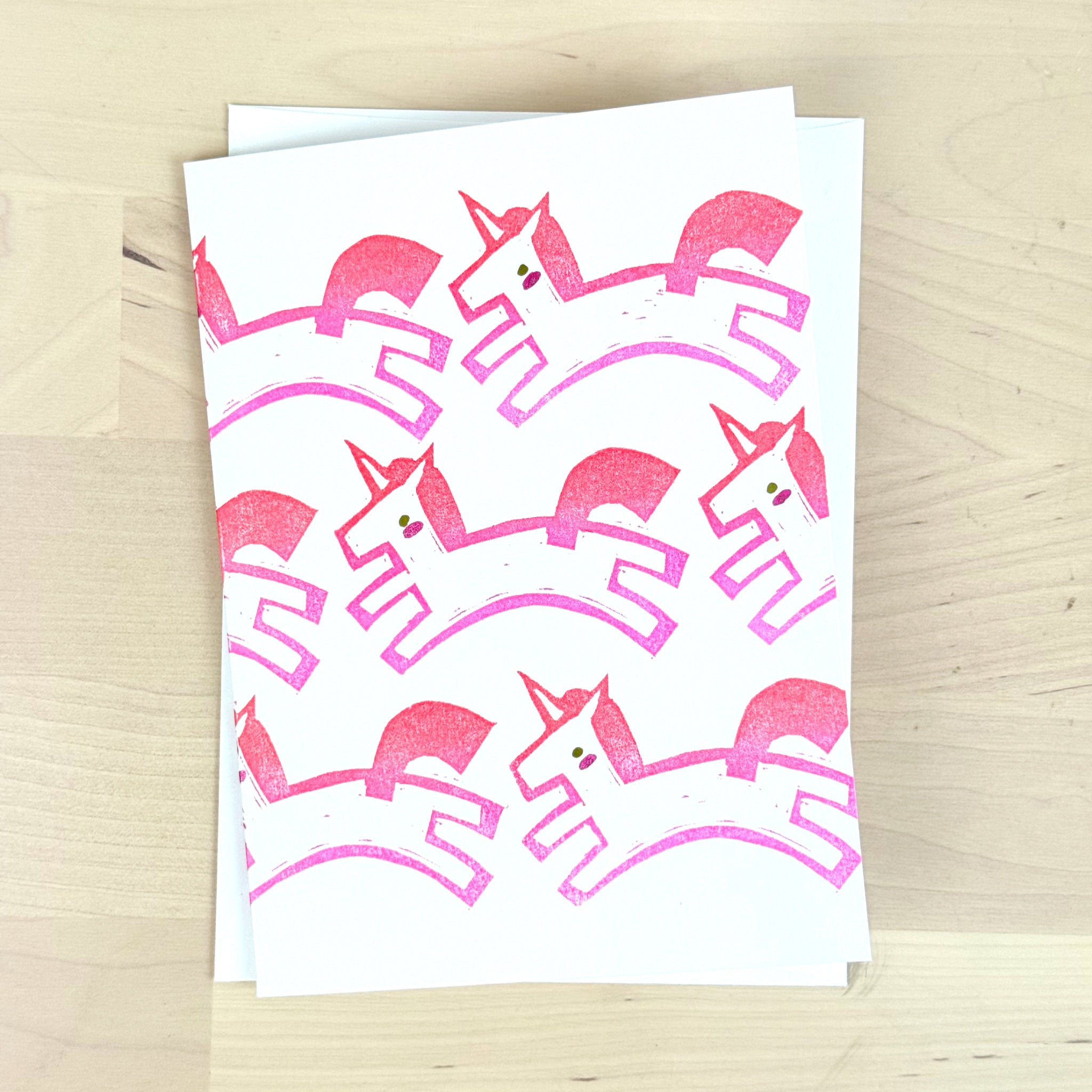 Unicorns Greeting Card
