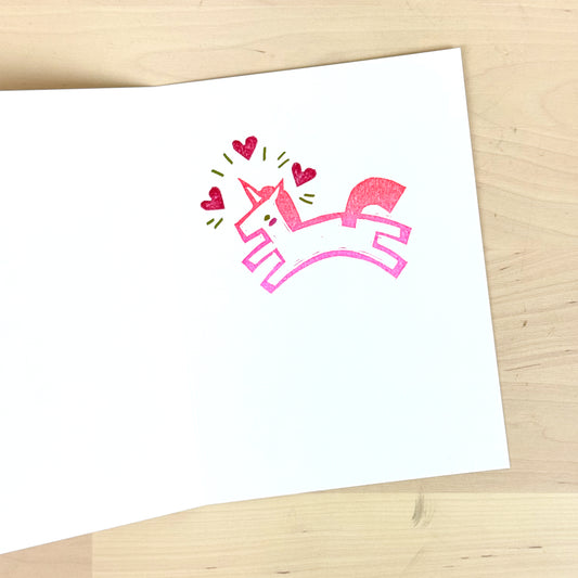 Unicorns Greeting Card