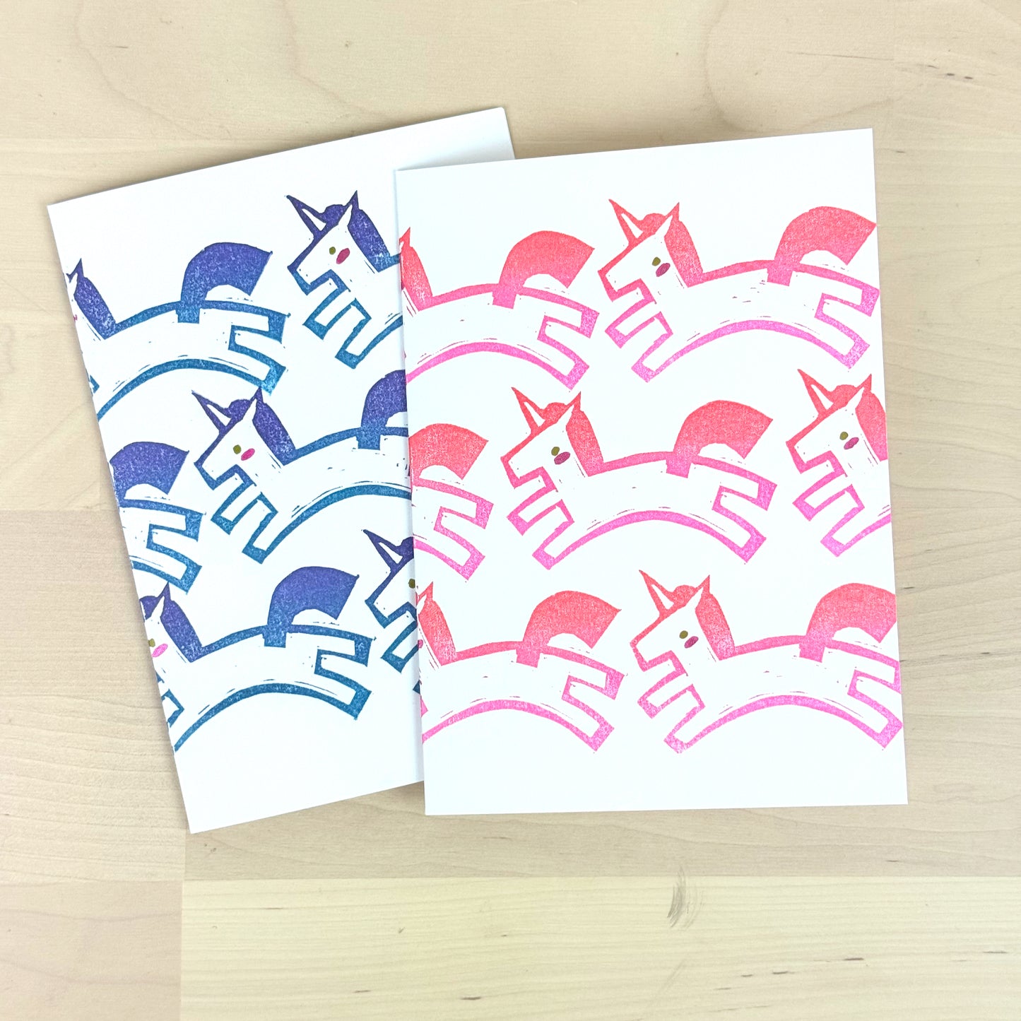 Unicorns Greeting Card