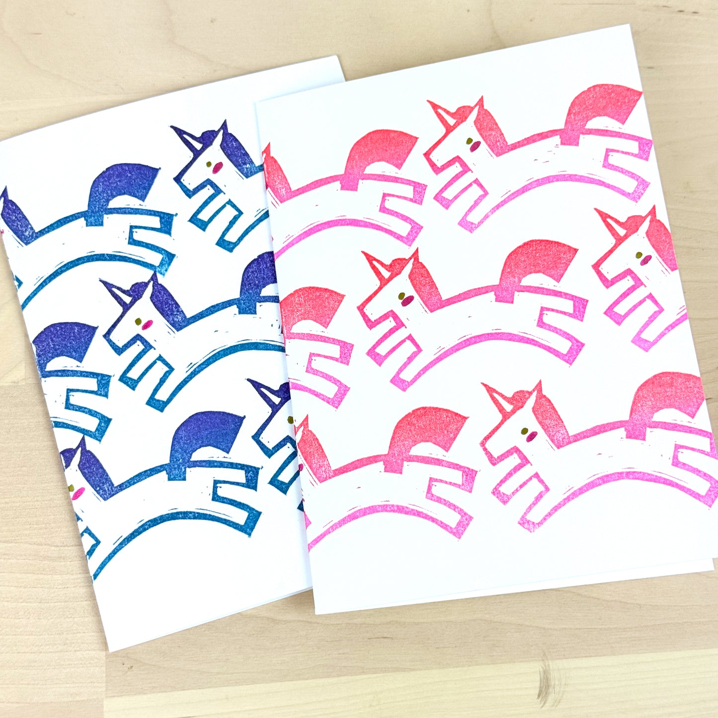 Unicorns Greeting Card