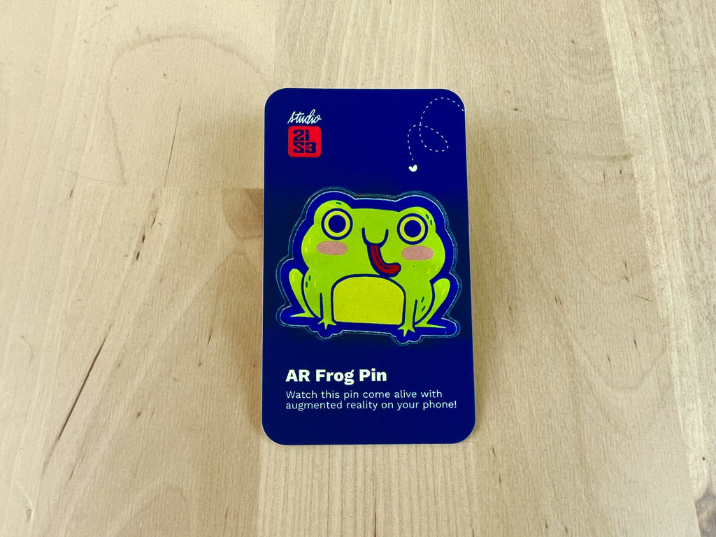 Cute Frog Acrylic Pin
