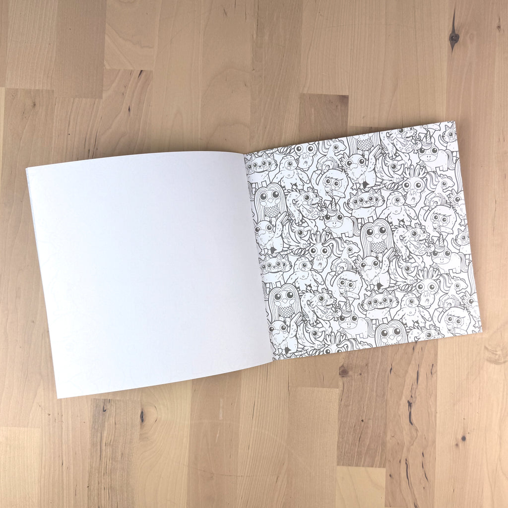 Monster Friends Coloring Book