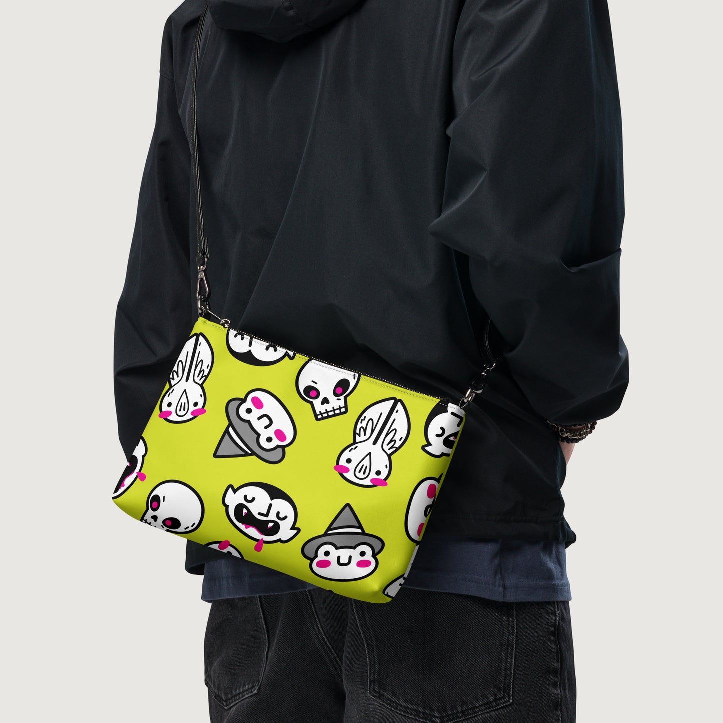 Halloween Friends (Slime Green) Crossbody Bag