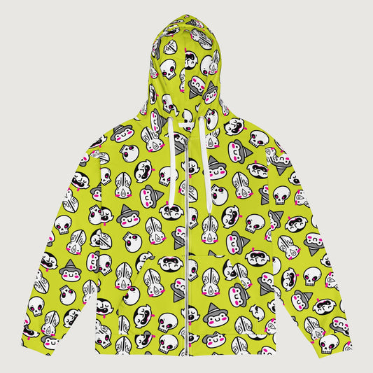 Halloween Friends (Slime Green) Hoodie - Unisex Zip