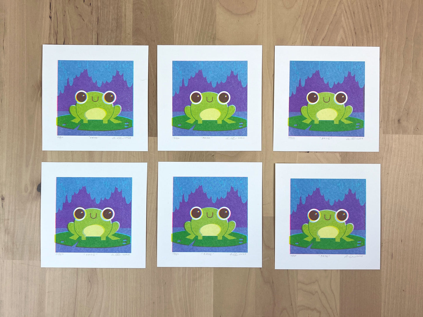 "Frog" Limited Edition Print | Risograph