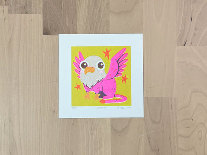 "Griffin" Limited Edition Print | Risograph