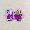 “Jump Start!” sticker overhead view