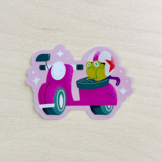 “Jump Start!” sticker overhead view