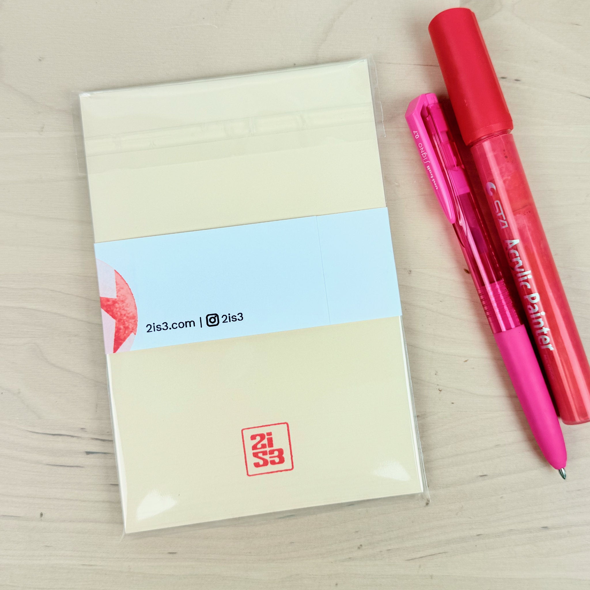 Back of the Jump Start! notepad