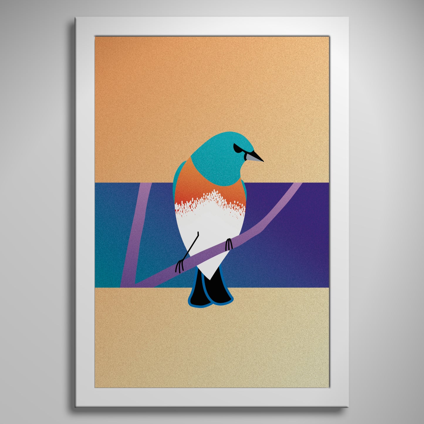 "Lazuli Bunting" Print