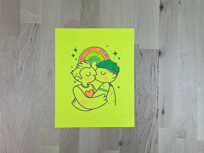 "Dreamers" and "Lovers" Limited Edition Prints | Risograph