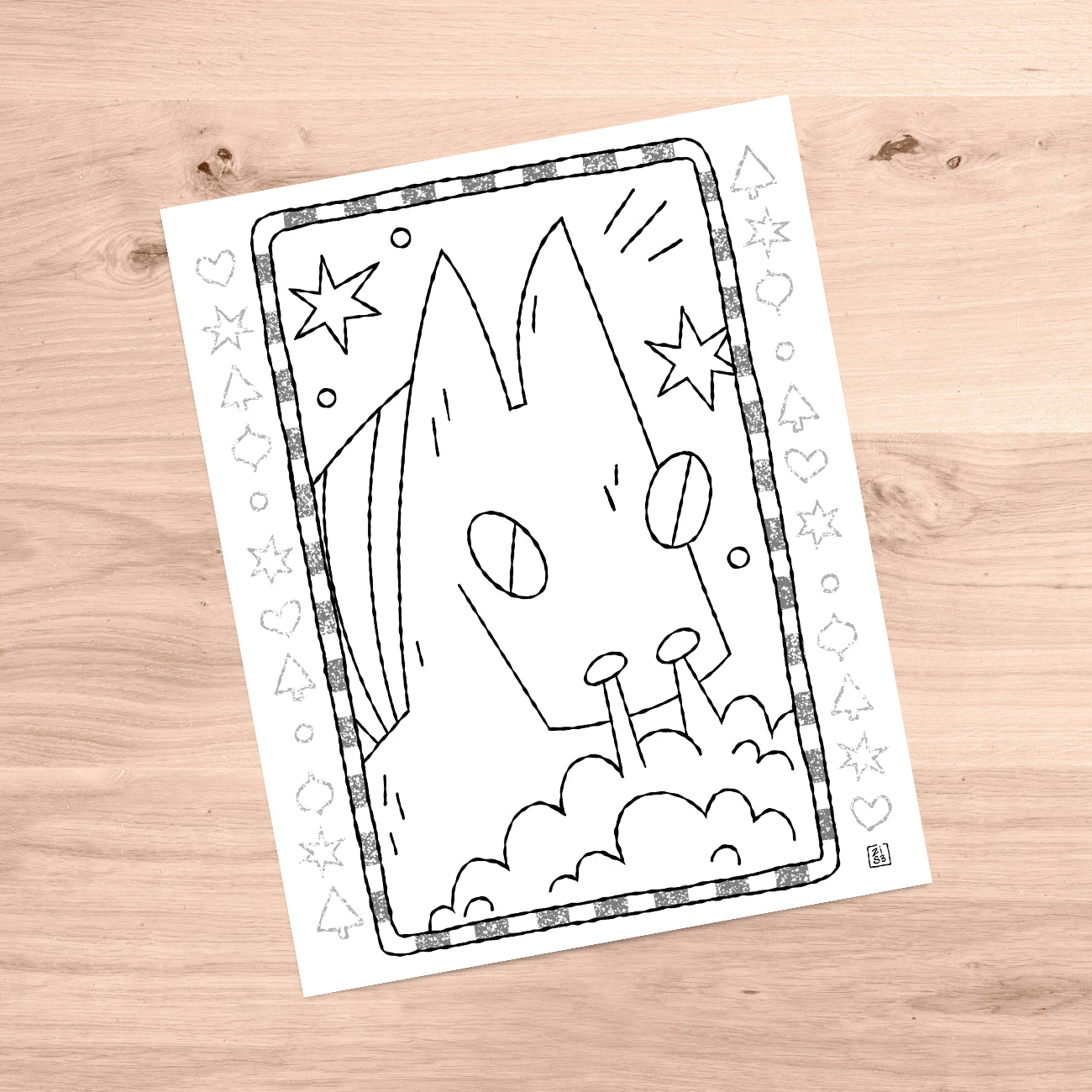 Holiday Fiends Printable Coloring Pages Digital Download