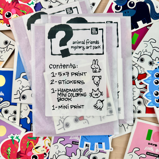 Animal Friends Mystery Art Pack!
